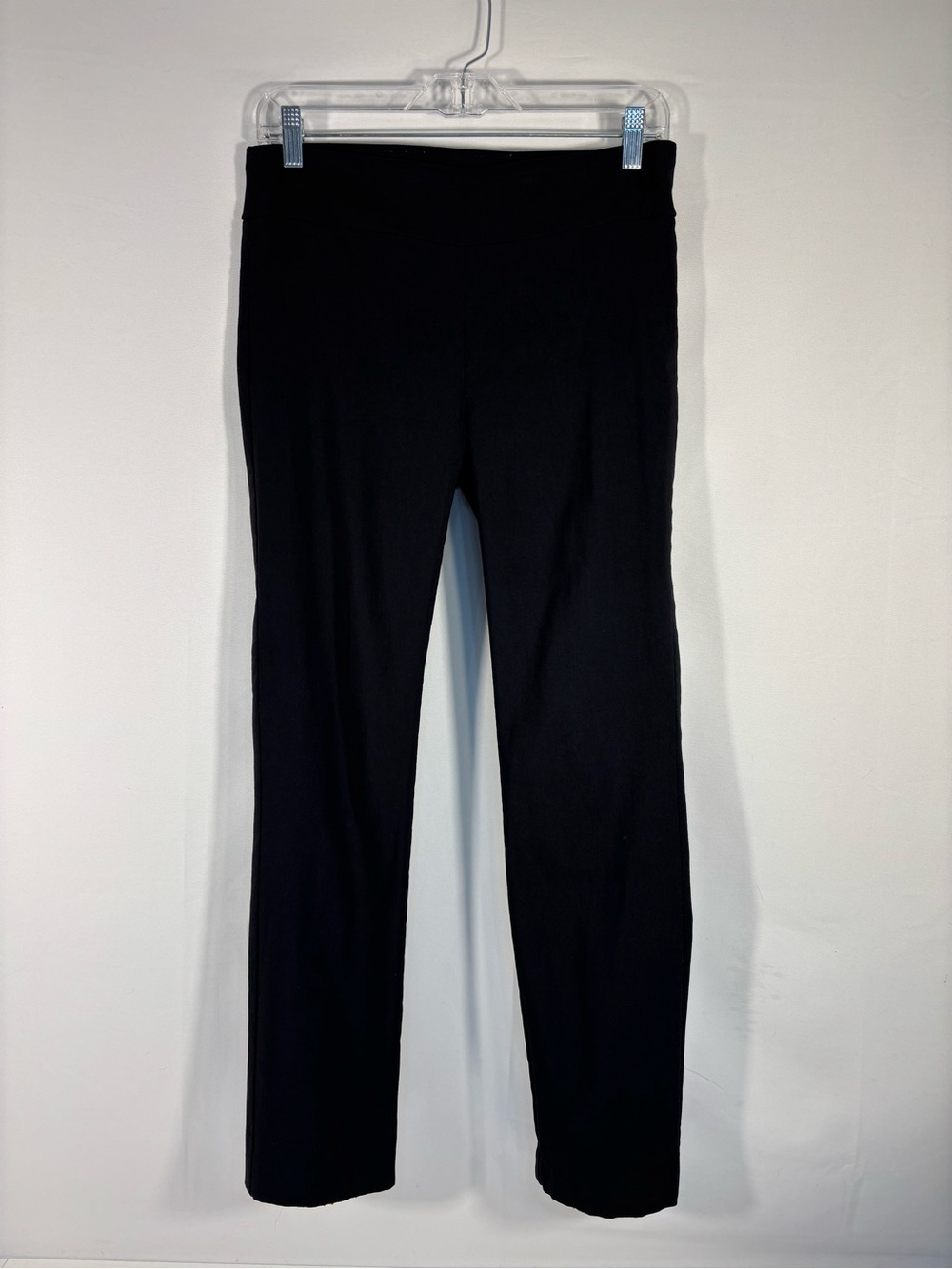 J. McLaughlin Black Pull On Straight Leg Pants Size 6